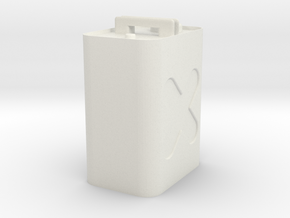 Gas Can in White Natural Versatile Plastic