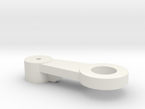 Cupholder Pin Holder V2 in White Natural Versatile Plastic