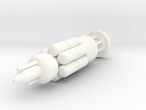 Orion Nuclear Spaceship 10m 1:400 in White Processed Versatile Plastic