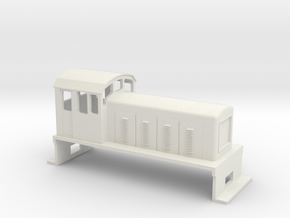 DS Locomotive, New Zealand, (HO Scale, 1:87) in White Natural Versatile Plastic