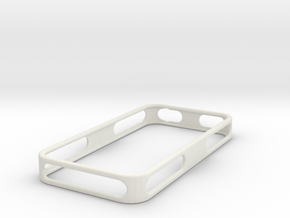 iPhone 4/4S Bumper v1.2 in White Natural Versatile Plastic