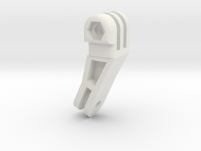 GoPro 25 Degree Angle Mount in White Natural Versatile Plastic