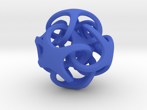Metatrino Pendant in Blue Processed Versatile Plastic