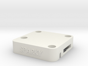 Sparky BGC Case - TOP -Beta in White Natural Versatile Plastic