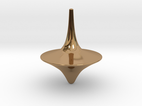 Spinning Top From Inception in Polished Brass