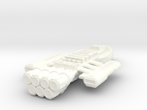 Battlestar Cronus in White Processed Versatile Plastic