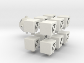 Switch Cube - Part 1 in White Natural Versatile Plastic