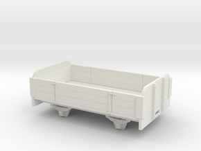 1:32/1:35 3 plank wagon center drop in White Natural Versatile Plastic