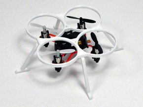 Antares Propeller Guards and Landing Gear ProtoX in White Natural Versatile Plastic