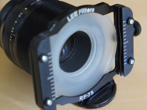 Filter Adapter for Fujinon 60mm lens in Tan Fine Detail Plastic