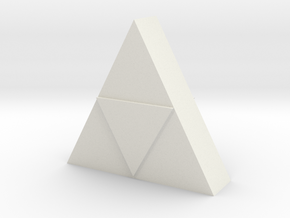 Triforce Model  in White Natural Versatile Plastic