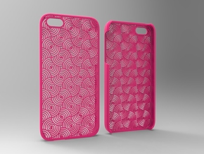 Iphone5 Case 2_5 in Pink Processed Versatile Plastic