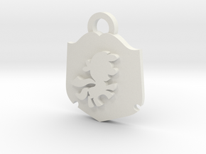 Cutie Mark Crusader Medallion in White Natural Versatile Plastic