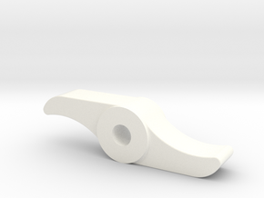 D&RG Brake Pawl - 2.5" scale in White Processed Versatile Plastic