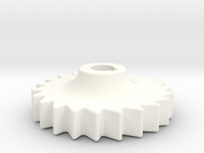 D&RG Brake Rachet - 2.5" scale in White Processed Versatile Plastic