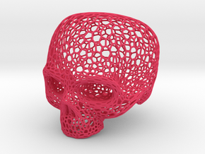 Autumn Skull in Pink Processed Versatile Plastic