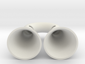 Iphone Speaker in White Natural Versatile Plastic