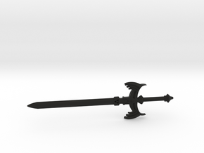 Master Sword Full in Black Natural Versatile Plastic