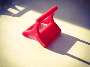 Small Roller Coaster paperweight (X-car style) in Red Processed Versatile Plastic