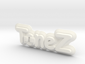 ToneZ Plate - Comic Sans Edition in White Processed Versatile Plastic