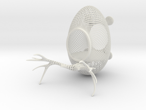 Birdfeeder Shapeways 4.0 in White Natural Versatile Plastic
