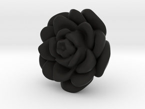 Rose Motif New in Black Natural Versatile Plastic