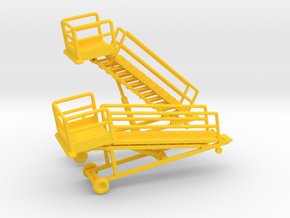 1/144 GSE B1M Maintenance Stand (2x) in Yellow Processed Versatile Plastic