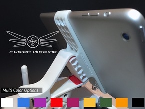 iPad Mini Remote Mount for DJI Phantom in White Processed Versatile Plastic