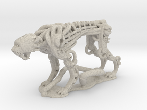 Robotic Cheetah: 1 piece in Natural Sandstone