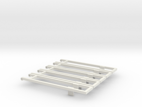 5 18' bed frame builder pack in White Natural Versatile Plastic