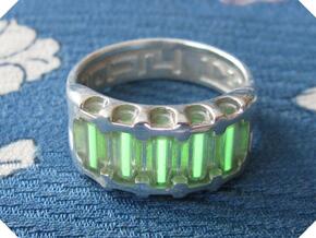 US9.25 Ring IX: Tritium in Polished Silver
