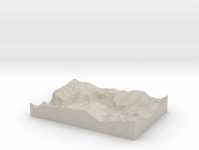Model of Moran Point in Natural Sandstone