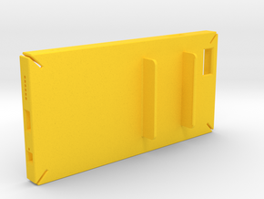 Holding Frisk iPhone6 4.7inch case in Yellow Processed Versatile Plastic