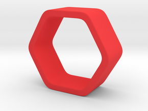 Poly6 Ring in Red Processed Versatile Plastic: 5 / 49