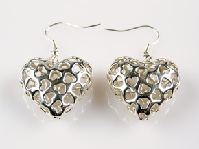 Small hearts, Big love (from $17.50) in Polished Silver