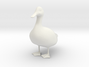Mallard Duck, Male in White Natural Versatile Plastic