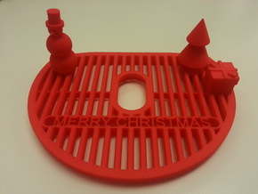 NESCAFE Dolce Gusto MiniMe Festive drip tray in Red Processed Versatile Plastic