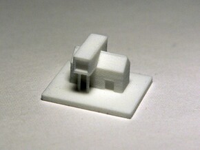 House 5 in White Natural Versatile Plastic