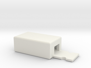 TI CC1111 RF Transceiver protective case in White Natural Versatile Plastic