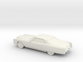1/87 1971 Cadillac Eldorado Convertible in White Natural Versatile Plastic