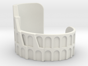 Colosseum Bracelet Size Medium in White Natural Versatile Plastic