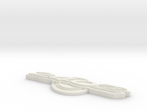 240Z Emblem140mm in White Natural Versatile Plastic
