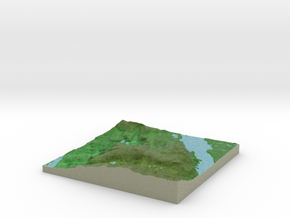 Terrafab generated model Wed Dec 31 2014 14:25:37  in Full Color Sandstone