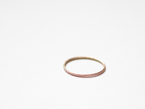 Ring "Solo" / size 7.5 in Natural Bronze