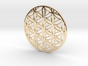 Flower of Life in 14K Yellow Gold