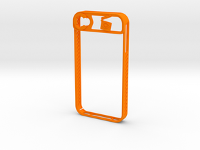 IPhone 4/4S in Orange Processed Versatile Plastic