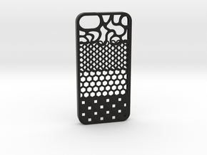 The Texture Case (Iphone 5S) in Black Natural Versatile Plastic
