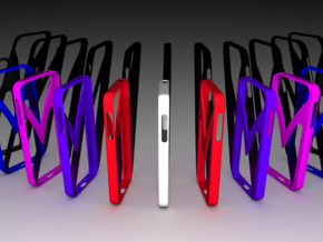 iPhone 5 case MV in Red Processed Versatile Plastic
