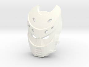 Kanohi Blocko-1 (Bionicle) in White Processed Versatile Plastic