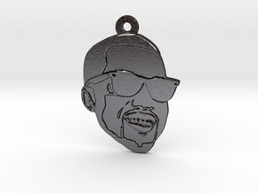 Kanye West in Polished and Bronzed Black Steel